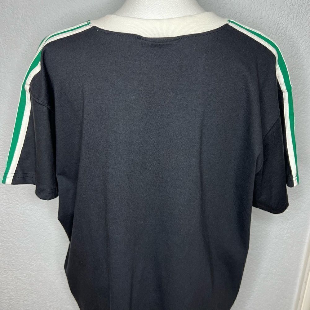 New! Adidas Pullover Crew Neck Men’s Tee Shirt Top Black Sz L - Picture 6 of 10
